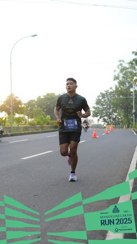Race photo from Mangkunegaran Run 2025
