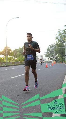 Race photo from Mangkunegaran Run 2025