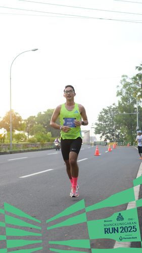 Race photo from Mangkunegaran Run 2025