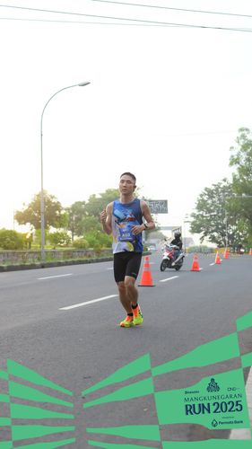 Race photo from Mangkunegaran Run 2025