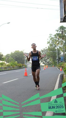 Race photo from Mangkunegaran Run 2025