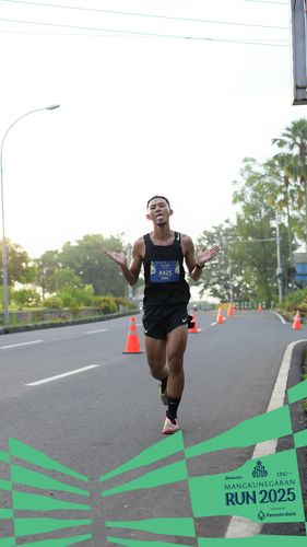 Race photo from Mangkunegaran Run 2025