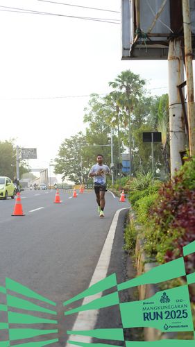 Race photo from Mangkunegaran Run 2025