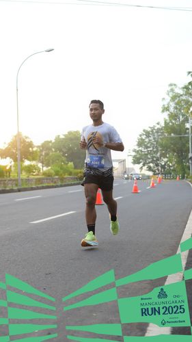 Race photo from Mangkunegaran Run 2025