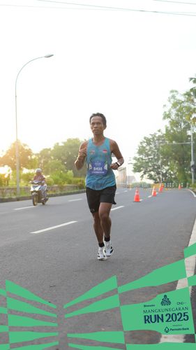 Race photo from Mangkunegaran Run 2025