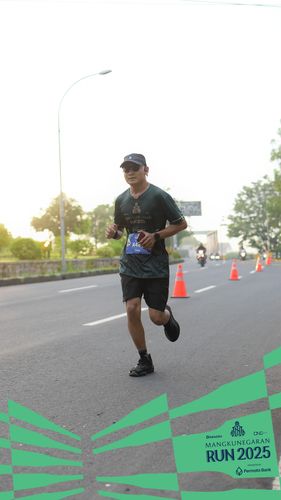 Race photo from Mangkunegaran Run 2025