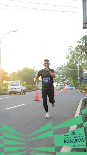 Race photo from Mangkunegaran Run 2025