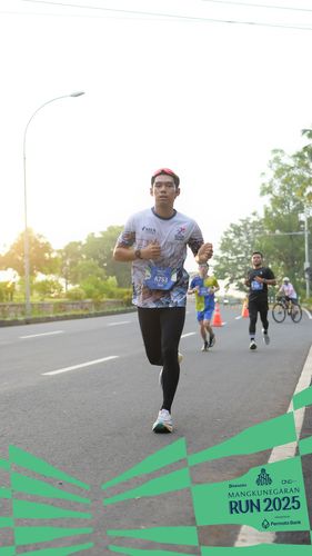 Race photo from Mangkunegaran Run 2025
