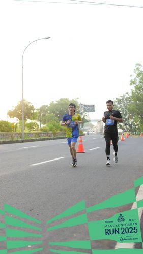 Race photo from Mangkunegaran Run 2025
