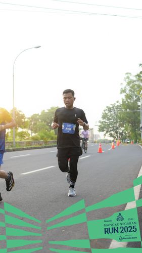Race photo from Mangkunegaran Run 2025