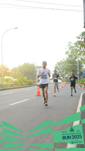 Race photo from Mangkunegaran Run 2025