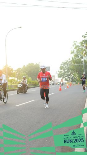 Race photo from Mangkunegaran Run 2025