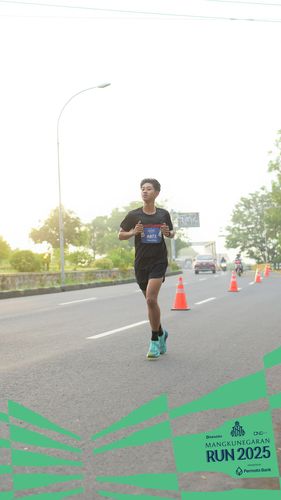 Race photo from Mangkunegaran Run 2025