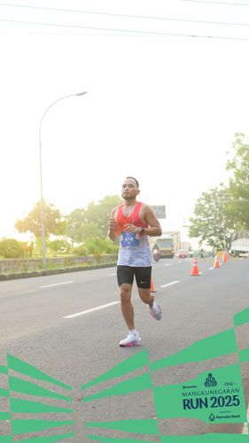 Race photo from Mangkunegaran Run 2025