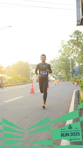 Race photo from Mangkunegaran Run 2025