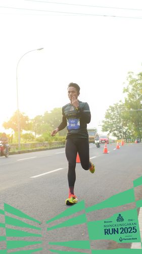 Race photo from Mangkunegaran Run 2025