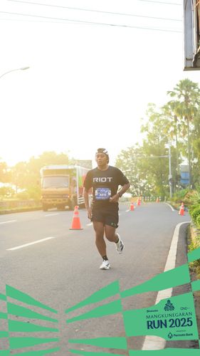 Race photo from Mangkunegaran Run 2025