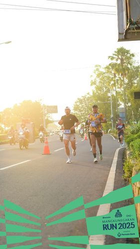 Race photo from Mangkunegaran Run 2025