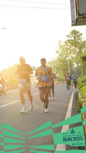 Race photo from Mangkunegaran Run 2025