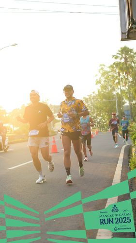Race photo from Mangkunegaran Run 2025