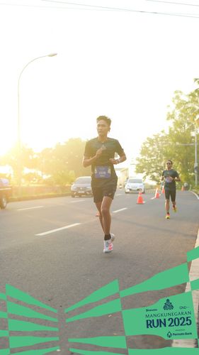 Race photo from Mangkunegaran Run 2025