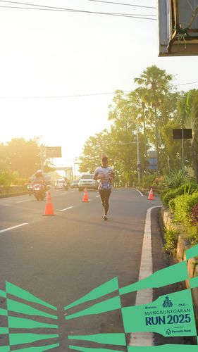 Race photo from Mangkunegaran Run 2025