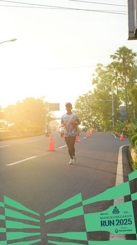 Race photo from Mangkunegaran Run 2025