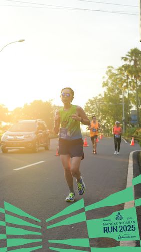 Race photo from Mangkunegaran Run 2025