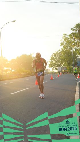 Race photo from Mangkunegaran Run 2025