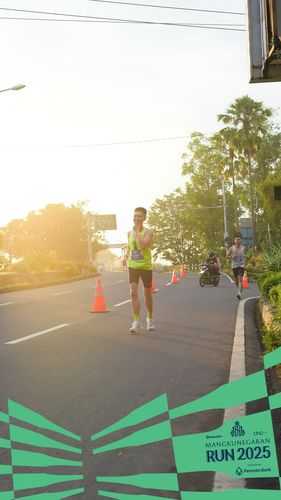 Race photo from Mangkunegaran Run 2025