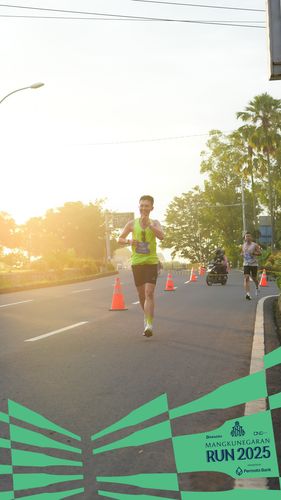 Race photo from Mangkunegaran Run 2025