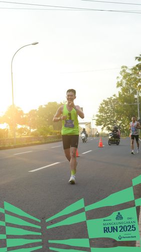 Race photo from Mangkunegaran Run 2025