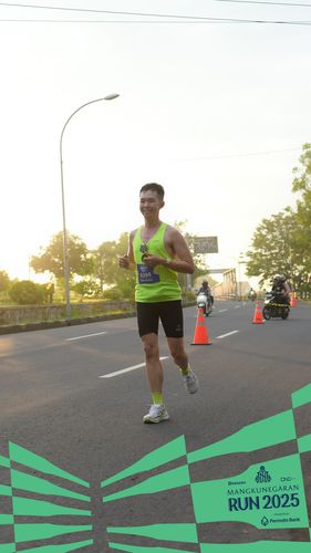 Race photo from Mangkunegaran Run 2025