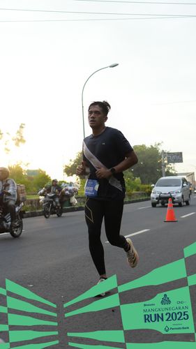 Race photo from Mangkunegaran Run 2025