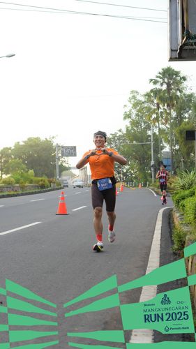 Race photo from Mangkunegaran Run 2025