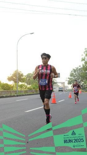 Race photo from Mangkunegaran Run 2025