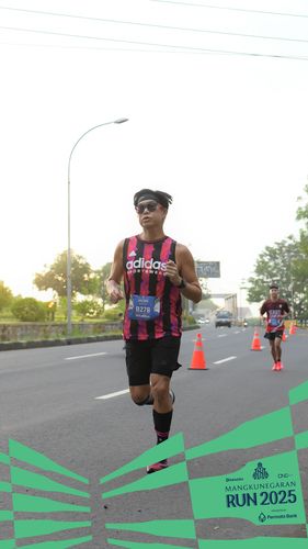 Race photo from Mangkunegaran Run 2025