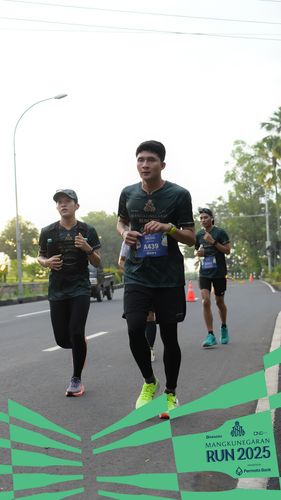 Race photo from Mangkunegaran Run 2025
