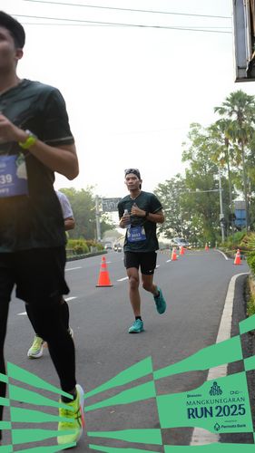 Race photo from Mangkunegaran Run 2025