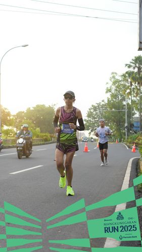 Race photo from Mangkunegaran Run 2025