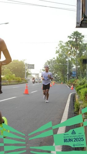 Race photo from Mangkunegaran Run 2025