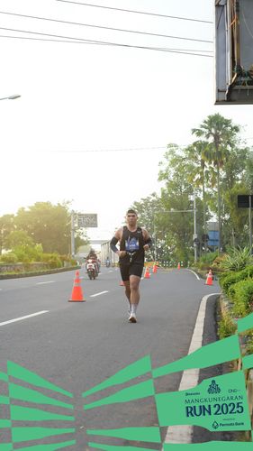 Race photo from Mangkunegaran Run 2025