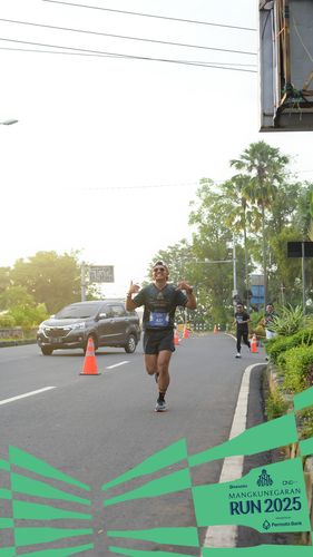Race photo from Mangkunegaran Run 2025