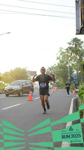Race photo from Mangkunegaran Run 2025