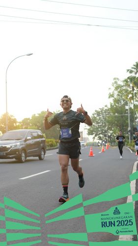 Race photo from Mangkunegaran Run 2025