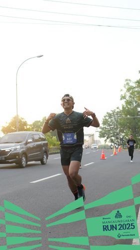 Race photo from Mangkunegaran Run 2025