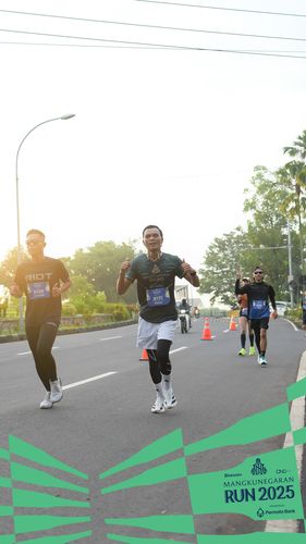 Race photo from Mangkunegaran Run 2025