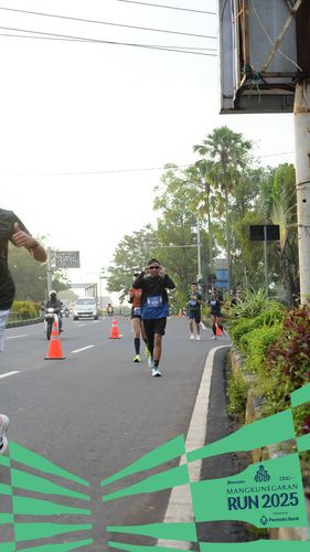 Race photo from Mangkunegaran Run 2025