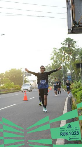Race photo from Mangkunegaran Run 2025