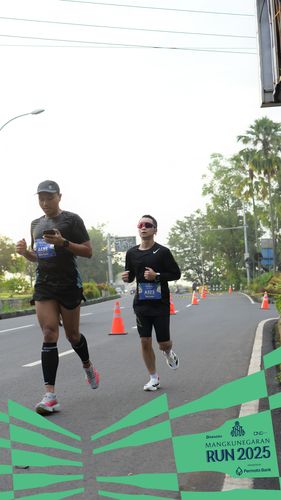 Race photo from Mangkunegaran Run 2025